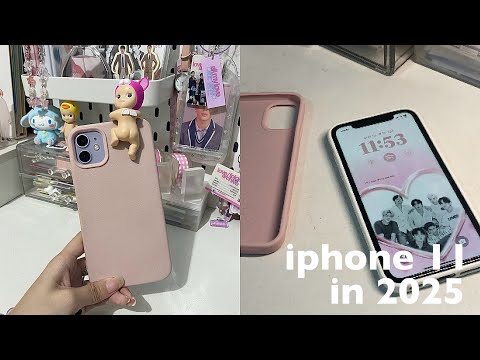 iphone 11 (purple) in 2025 ⋆ ˚｡ ୨୧ set up & customize with me + unboxing