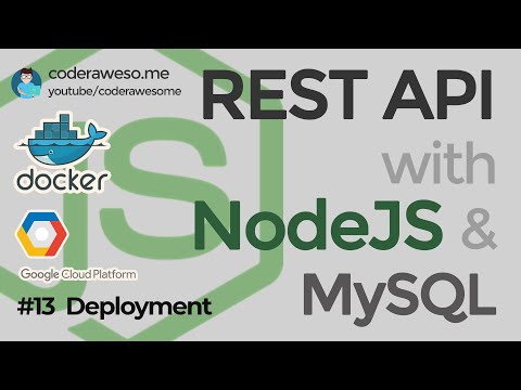 Dockerize and Deploy to Google Cloud Platform (GCP) - Rest API with NodeJS and MySQL