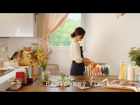 A day to clean and organize the house with IKEA itemsㅣIndoor Gardeningㅣeasy Cooking Recipes