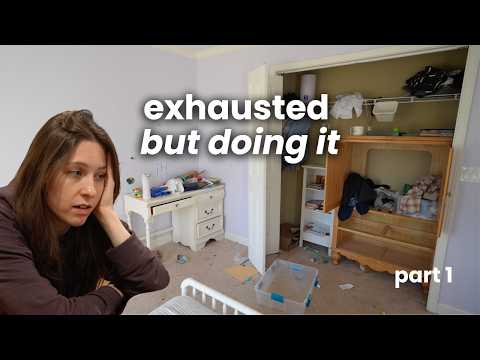 My Son’s Bedroom Transformation Begins | Cleaning, Painting & Real Life