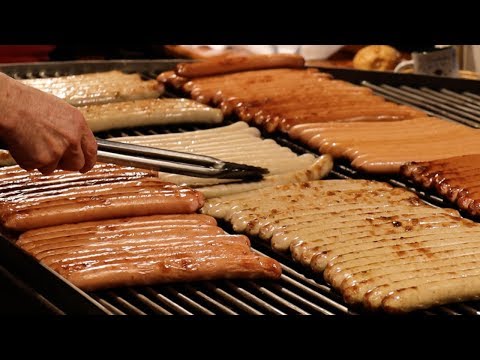 BIG Sausages  | Japanese Street Food | Osaka Japan