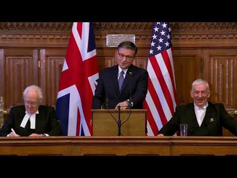Speaker Johnson Delivers Address to U.K. Parliament