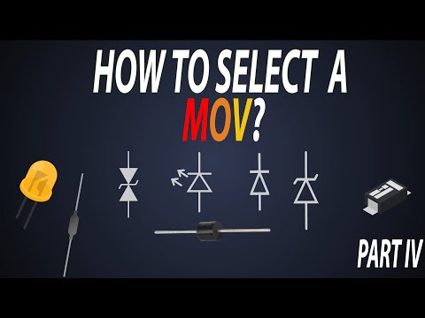 What is MOV? | How to select a MOV?? | Metal Oxide Varistor | Varistor Diode