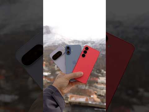 iPhone 17 vs. Galaxy S25 vs. Pixel 10 Camera Zoom #iphone #pixel #galaxy