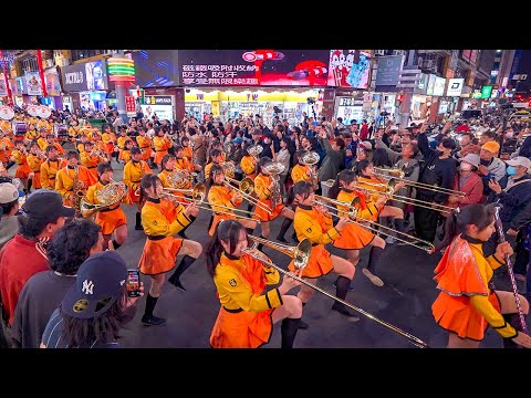 Kyoto Tachibana SHS Band Parade in Ximending, Taipei 2025｜4K HDR