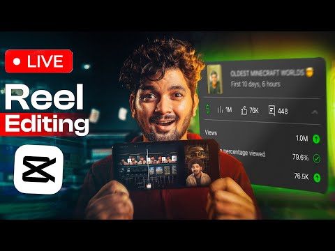 LIVE Step by Step REEL VIDEO EDITING Tutorial in CapCut Mobile