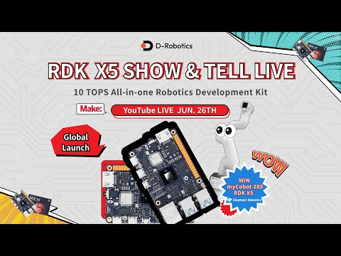 D-Robotics RDK X5 Show and Tell