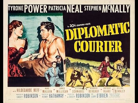 Tyrone Power & Patricia Neal "Diplomatic Courier" (1952) - feat. Karl Malden & E. G. Marshall