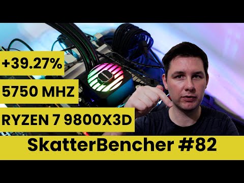 Ryzen 7 9800X3D Undervolt & Overclock to 5750 MHz | SkatterBencher #82