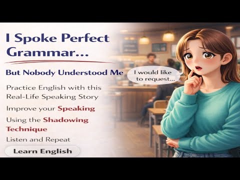 Shadowing English Story (B1–B2) | I Spoke Perfect Grammar, But Nobody Understood Me 🤯