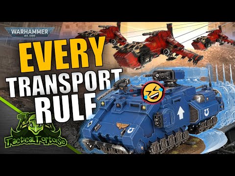 Why transports in 40k are WAY more broken than you think
