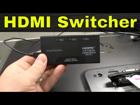 How To Use An HDMI Switcher-Easy Tutorial
