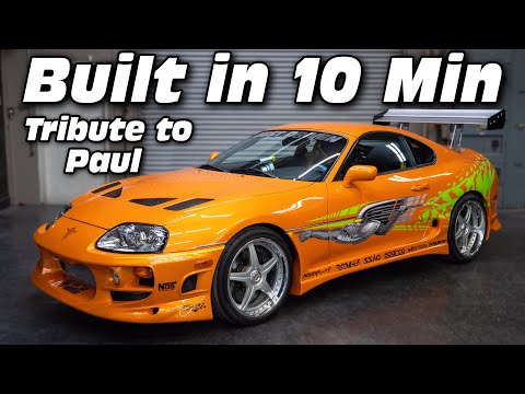 Fast & Furious Supra Built In 10 Mins | 90% Unseen Footage