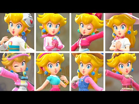 How to Unlock All Peach Costumes - Mario Kart World