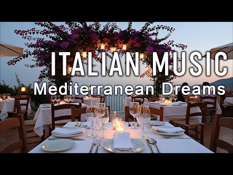 🎶 Italian Vibes & Mediterranean Music 🎶 2+ Hours Scenic Amalfi Coast & Lake Como Relaxation 4K