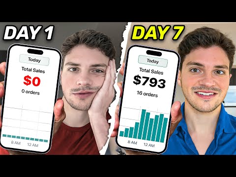 7 Day AI Dropshipping Challenge! ($0-$1,000)