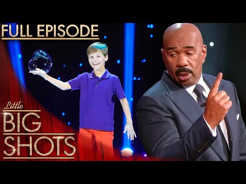 Steve Harvey Can't Believe This German Bubble Wizard! 🫧 | Season 3 Episode 1 | Little Big Shots US