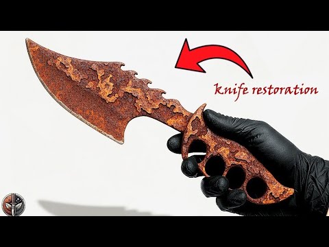 Restoration of a rusty knife