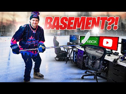 I TURNED MY BASEMENT INTO AN ICE RINK...