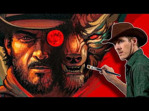When a Cowboy Fights a Werewolf - An Epic Painting Saga