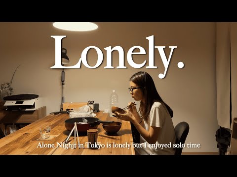 Alone night in Tokyo is lonely but I find comfort in a Cozy Self-Care Routine ［6pm-1am］
