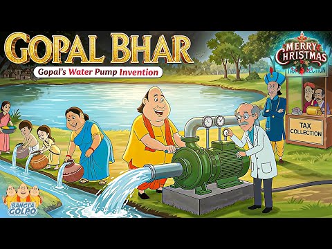 পুকুরে কাপড় ধোয়াতেও কর! গোপাল দাদার বুদ্ধিতে মন্ত্রীর হাওয়া টাইট | Bangla Golpo
