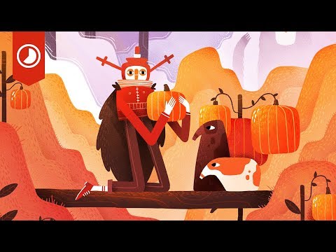 Helloween Forest Illustration #07 Drawing process (Time Lapse)