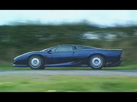 Jaguar XJ220: BBC Top Gear - 1992 - Road Test with Tiff Needell