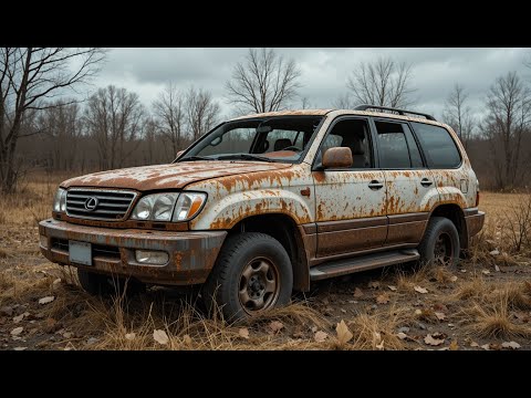 🔥 Abandoned Lexus LX470 for 10 Years – You Won’t Believe This INSANE Restoration! #lexus #car #lx470