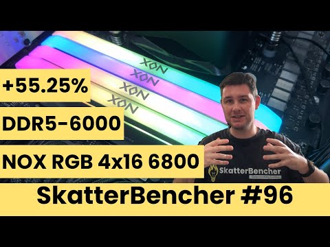 NOX RGB DDR5-6800 4x16GB Tuned for Ryzen 9 9900X | SkatterBencher #96