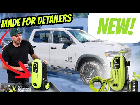 NEW! BIGBOI WASHR FLO Pressure Washer REVIEW | Full Car Detailing Kit