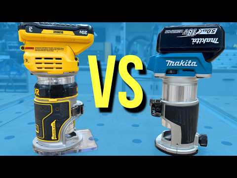 Dewalt VS Makita || cordless trim routers