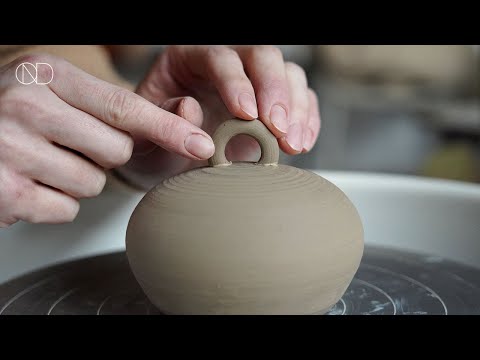 물레로 만드는 도자기 합 : Making a Ceramic Jar on the Wheel [ONDO STUDIO]