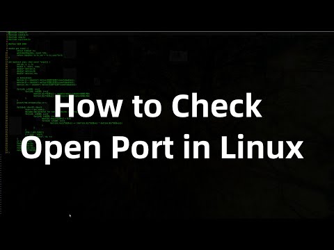 How to Check Open Port of Linux