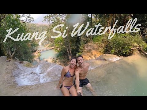 SECRET POOL Kuang Si Waterfall | Luang Prabang