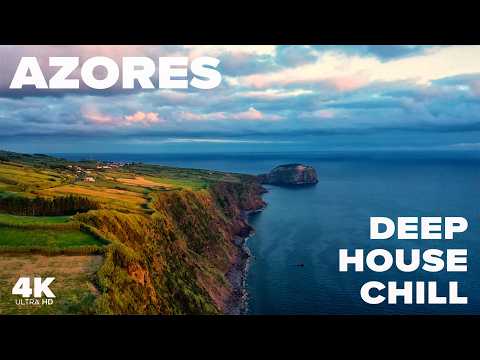 Ocean Therapy | Azores Aerials in 4K | Deep House Ocean Film for Your TV