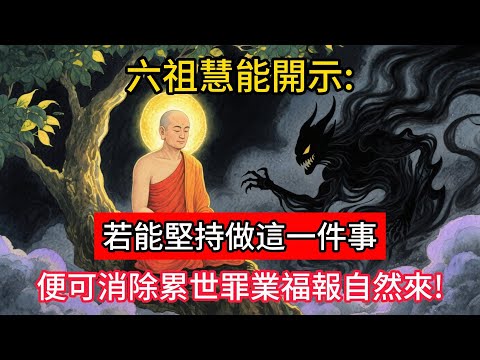 六祖慧能開示：若能堅持做這一件事，便可消除累世罪業，福報自然來。#佛學 #正能量 #菩提解脫道 #佛教文化 #佛教故事 #人生感悟