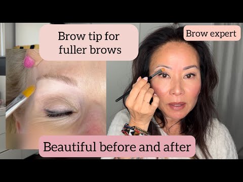 Brow tip for fuller brows