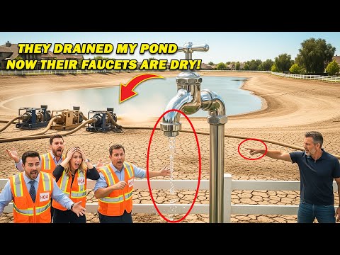 HOA Board Drained My Pond to ‘Improve the View’ — But Screamed When Every Faucet Ran Dry Overnight