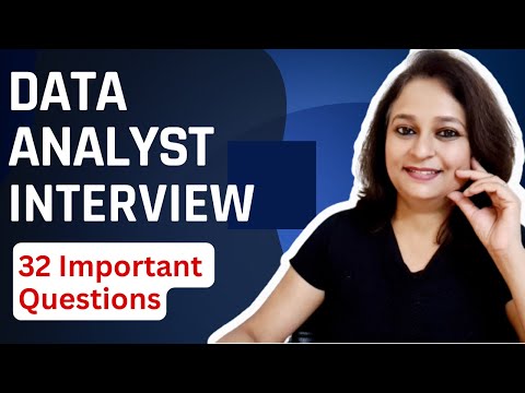 32 Basic Data Analyst Interview Questions | Conceptual, General and Situational Questions & Answers✅