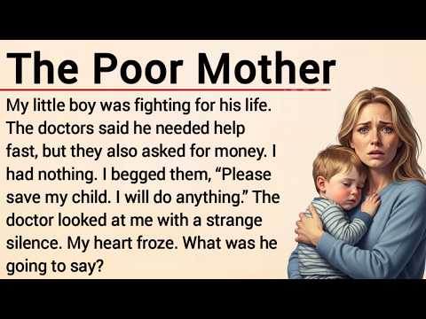 Learn English Through Story Level 3 | Graded Reader| English Story | The Poor Mother |Listen English