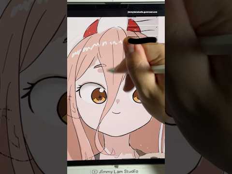 watch until the end | Drawing Power on iPad with Procreate