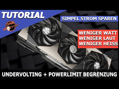 Ein MUSS für jede Grafikkarte - Undervolting + Powerlimit anpassen  | Tutorial für mehr Effizienz