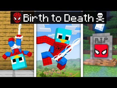 BIRTH To DEATH of a SUPERHERO In Minecraft!