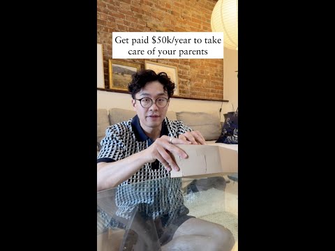 Get paid $50k/year to take care of your parents