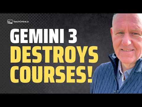 Watch Gemini 3 Replace any course lesson in about a minute