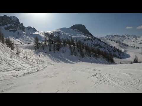 Myrtilles - Piste bleue - Serre Chevalier - Mars 2022 - GoPro10 HD 60P