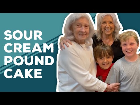 Quarantine Cooking: Sour Cream Pound Cake Recipe