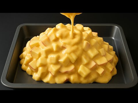 "¡Más Manzanas que Masa! Súper Jugoso – Nadie Cree lo Fácil que es Este Pastel de Manzana"