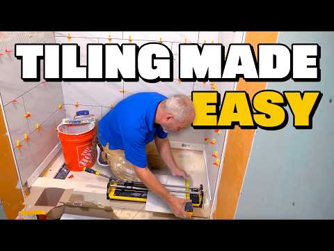 How I Tiled This Custom Shower (Tips for Beginners)